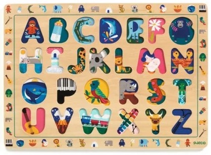 Puzzle ABC international Djeco